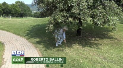 Roberto Ballini palla sotto un albero
